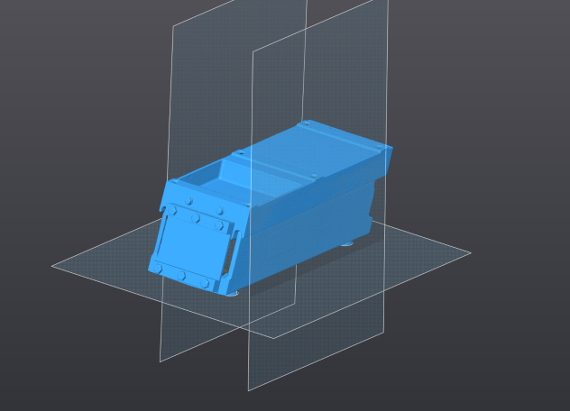 Mesch Model mit Befestigungsgeometrien